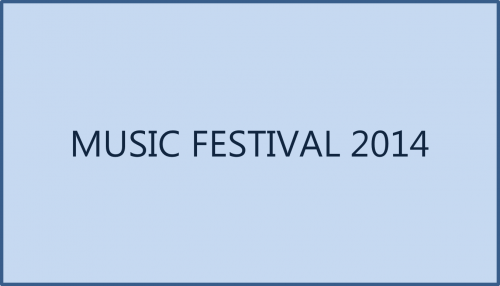 MUSIC FESTIVAL 2014